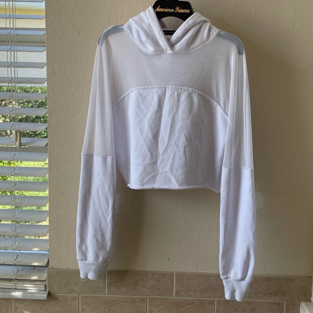 Brandy Melovele Mid-Mesh Hoodie